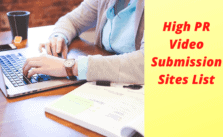 High PR Video Submission Sites List